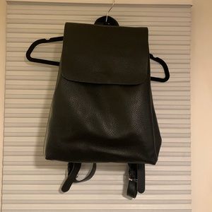 Faux Leather Backpack